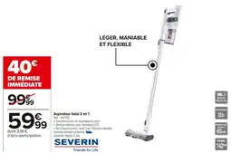 Carrefour Market Aspirateur balai 2 en 1 offre