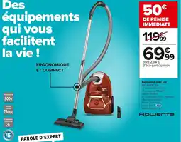 Carrefour Market Aspirateur avec sac offre