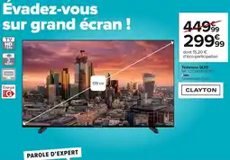Carrefour Market Téléviseur qled offre