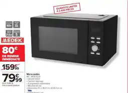 Carrefour Micro ondes offre