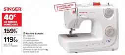 Carrefour Machine à coudre offre