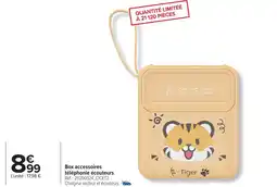Carrefour Box accessoires téléphonie écouteurs offre