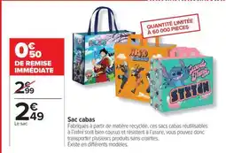 Carrefour Sac cabas offre