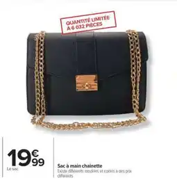 Carrefour Sac à main chainette offre