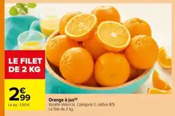 Carrefour Orange à jus offre