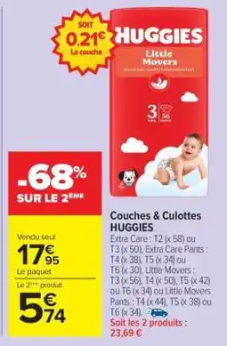 Carrefour Market Huggies Little Movers offre