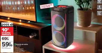 Carrefour Enceinte de soirée offre