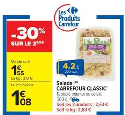 Carrefour Salade CARREFOUR CLASSIC' offre