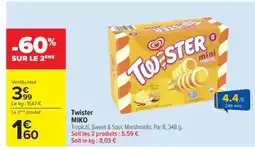 Carrefour Twister MIKO offre