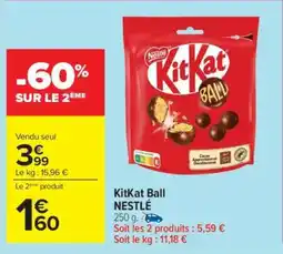 Carrefour KitKat Ball NESTLÉ offre