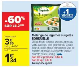 Carrefour Mélange de légumes surgelés BONDUELLE offre