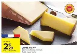 Carrefour Comté A.O.P offre