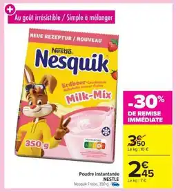 Carrefour Poudre instantanée NESTLE offre