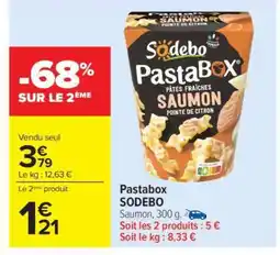 Carrefour Pastabox SODEBO offre