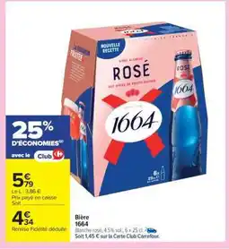 Carrefour Bière '1664' offre