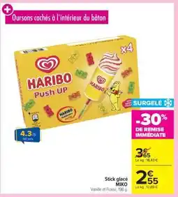 Carrefour Stick glacé MIKO offre
