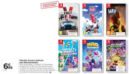 Carrefour Sélection de jeux à petit prix pour nintendo switch offre