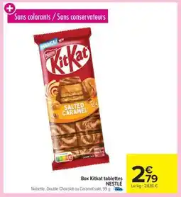 Carrefour Box Kitkat tablettes NESTLÉ offre