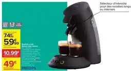 Carrefour Machine à café Senseo noire intense offre