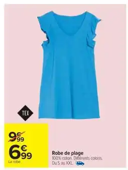 Carrefour Robe de plage offre