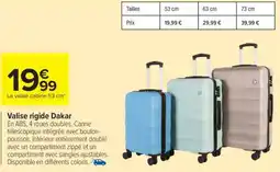 Carrefour Valise rigide Dakar offre