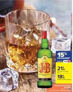 Carrefour BLENDED SCOTCH WHISKY J&B RARE offre