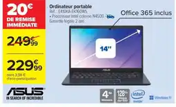 Carrefour Ordinateur portable ASUS offre