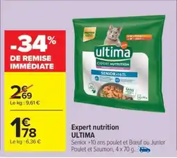 Carrefour Expert nutrition ULTIMA offre