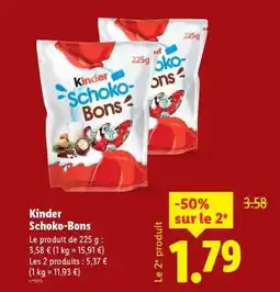 Lidl KINDER Schoko-bons offre