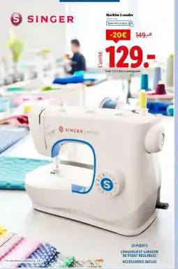 Lidl SINGER M3205 offre