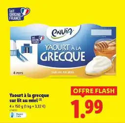 Lidl Yaourt à la grecque sur lit au miel offre