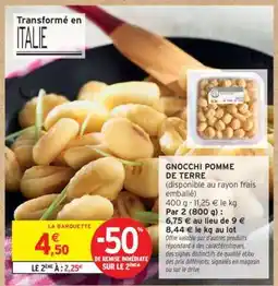 Intermarché Hyper GNOCCHI POMME DE TERRE offre