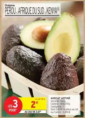 Intermarché Hyper AVOCAT AFFINE offre