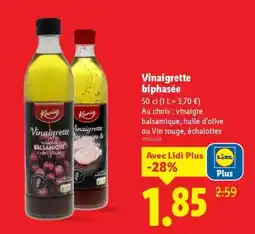 Lidl Vinaigrette biphasée offre