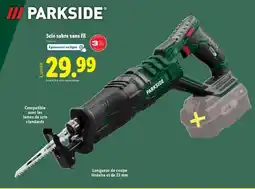 Lidl Scie sabre sans fil offre