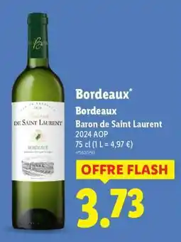 Lidl Baron de Saint Laurent 2024 AOP offre