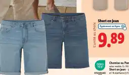 Lidl SHORT EN JEAN offre