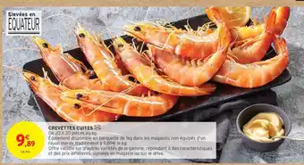Intermarché Hyper CREVETTES CUITES offre