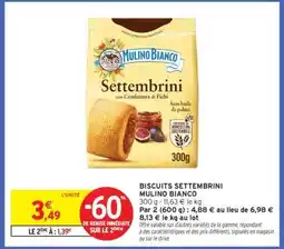 Intermarché Hyper Biscuits Settembrini Mulino Bianco offre