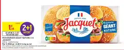 Intermarché Hyper PAIN BURGER GÉANT NATURE X 4 JACQUET offre