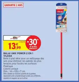 Intermarché Hyper BALAI UMX POWER 2 EN 1 VILEDA offre
