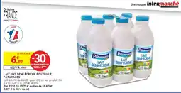 Intermarché Contact LAIT UHT DEMI ÉCRÉMÉ BOUTEILLE PÂTURAGES offre