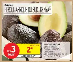 Intermarché Contact AVOCAT AFFINE offre