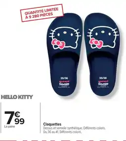 Carrefour Claquettes offre
