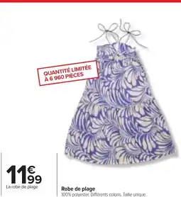 Carrefour Robe de plage offre