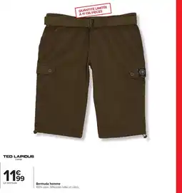 Carrefour Bermuda homme offre