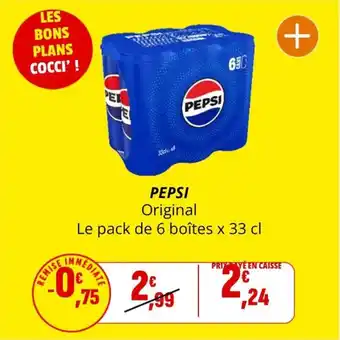 Coccinelle Express Pepsi offre