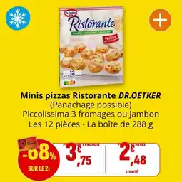 Coccinelle Express Minis pizzas ristorante dr.oetker offre