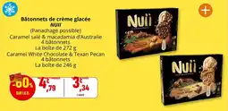 Coccinelle Express Bâtonnets de crème glacée nuii offre