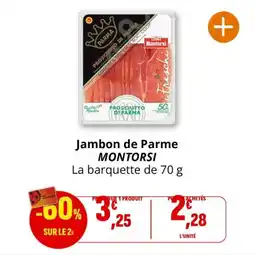 Coccinelle Express Jambon de parme montorsi offre